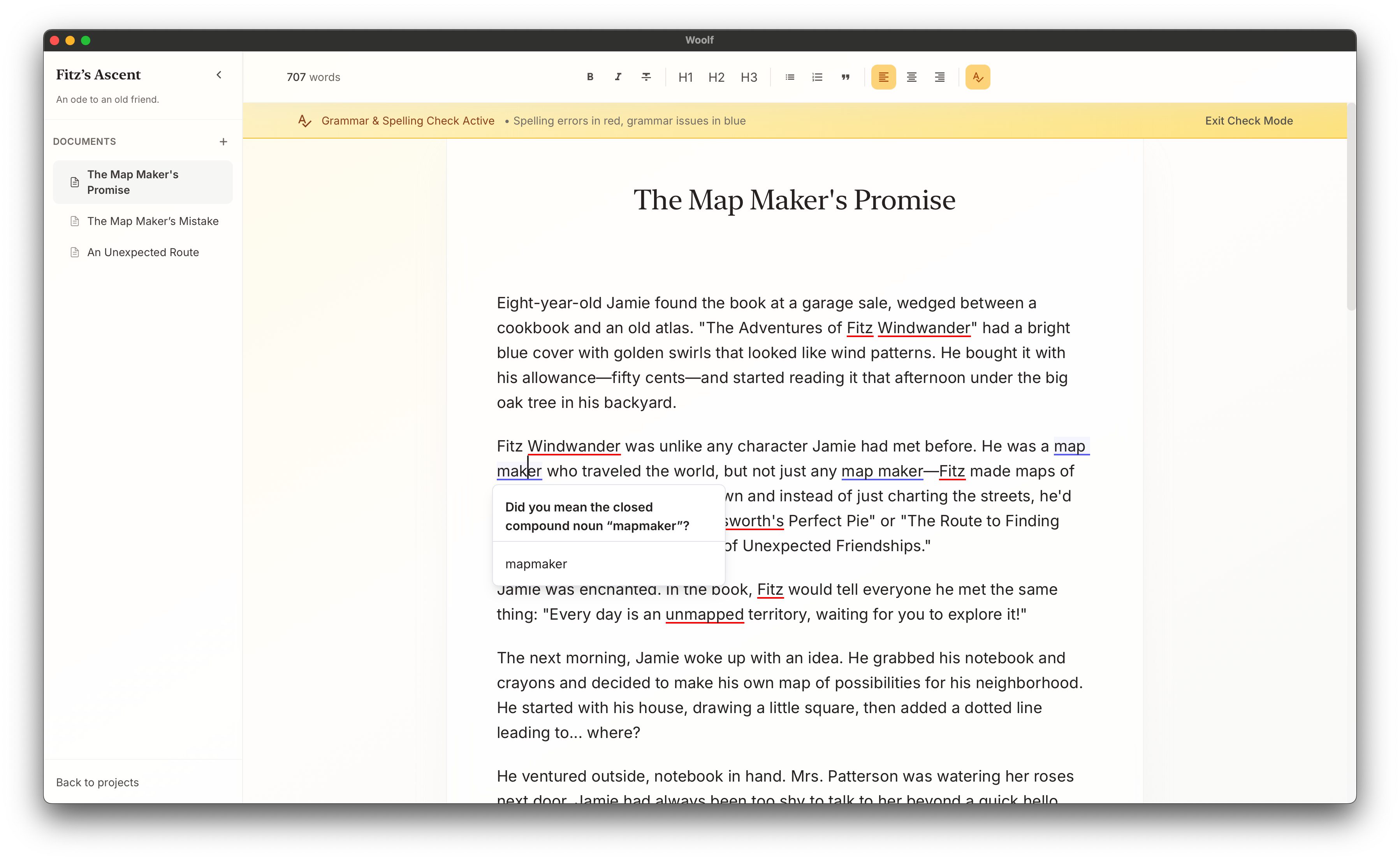 Woolf app screenshot 2