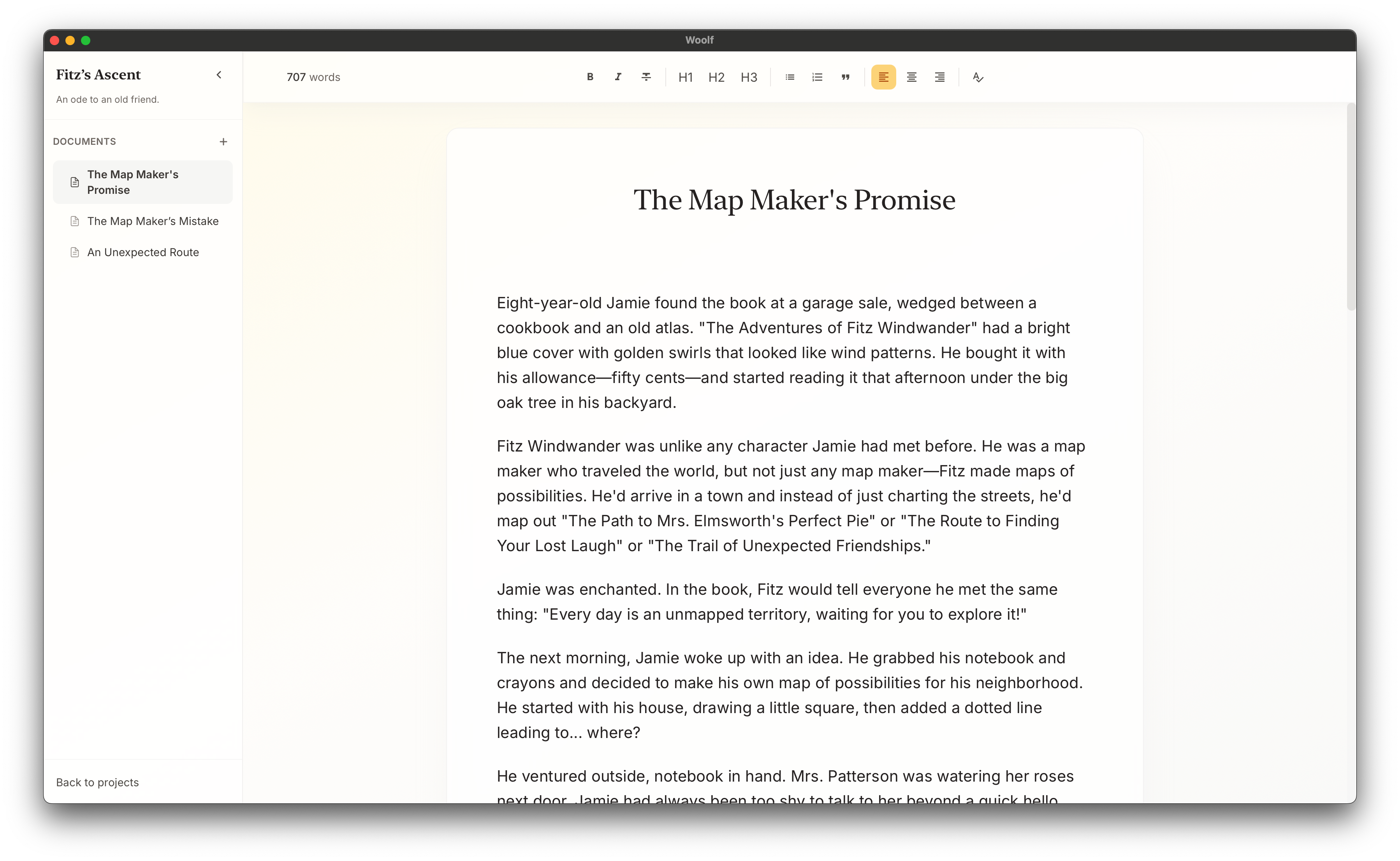 Woolf app screenshot 3